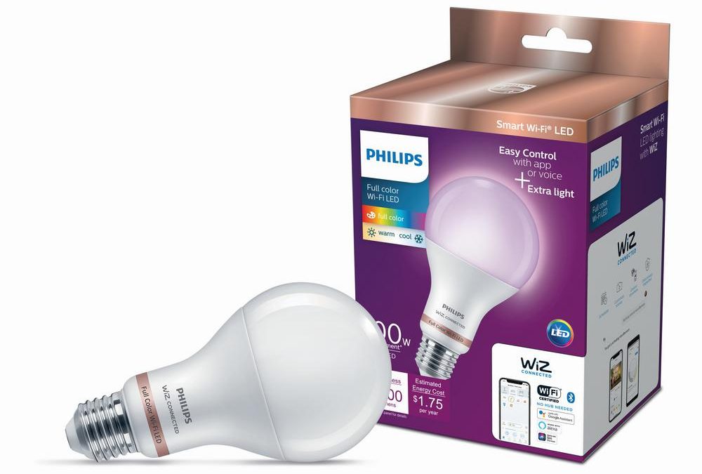 Philips WiZ review smart color LED lightbulb