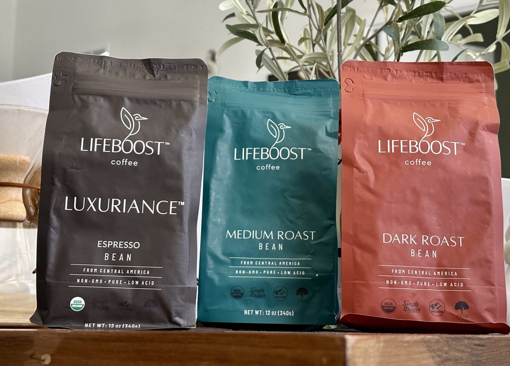 Lifeboost Coffee Review Packaging