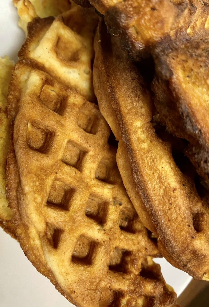 Cast Iron Waffle Maker - Waffles