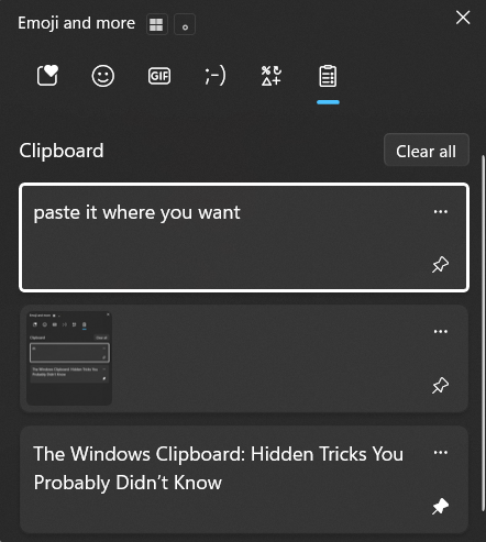 The Windows 11 Clipboard: Hidden Tricks You Probably Didn’t Know 1 The Windows 11 Clipboard: Hidden Tricks You Probably Didn’t Know 1